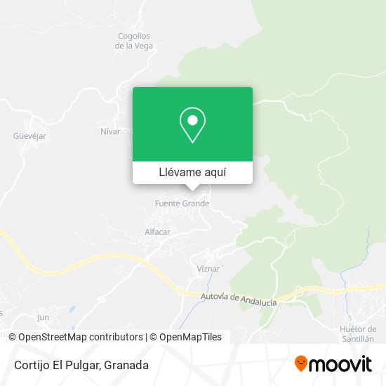 Mapa Cortijo El Pulgar