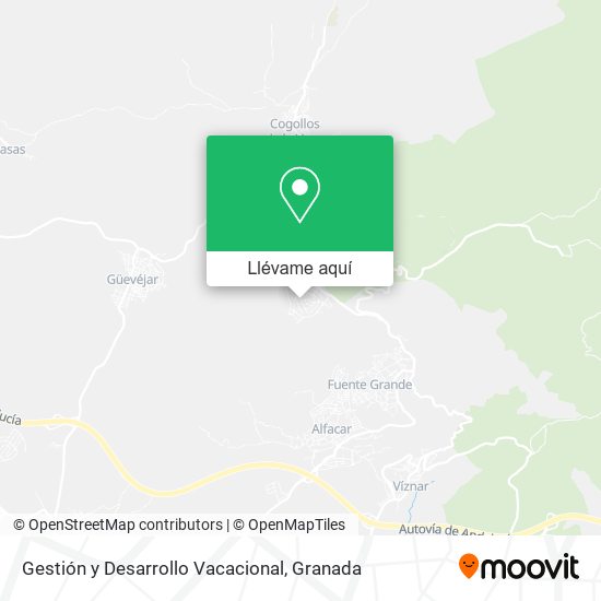 Mapa Gestión y Desarrollo Vacacional