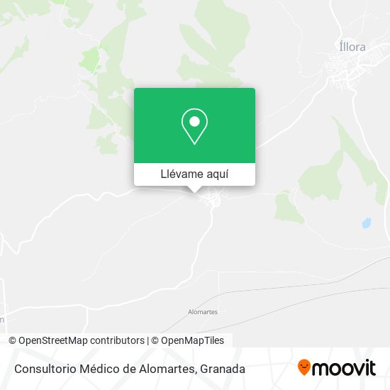 Mapa Consultorio Médico de Alomartes