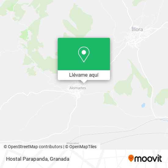 Mapa Hostal Parapanda