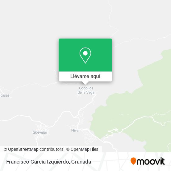 Mapa Francisco García Izquierdo