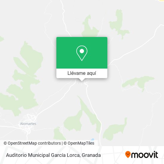 Mapa Auditorio Municipal García Lorca