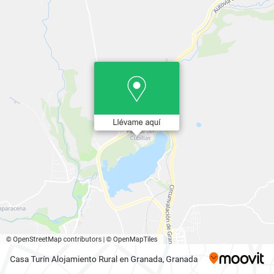 Mapa Casa Turín Alojamiento Rural en Granada