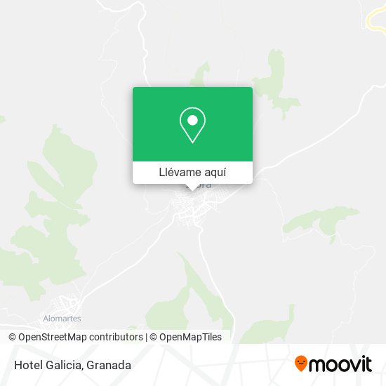 Mapa Hotel Galicia