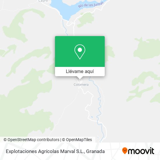 Mapa Explotaciones Agrícolas Marval S.L.