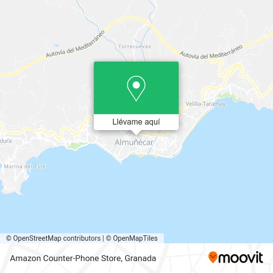 Mapa Amazon Counter-Phone Store