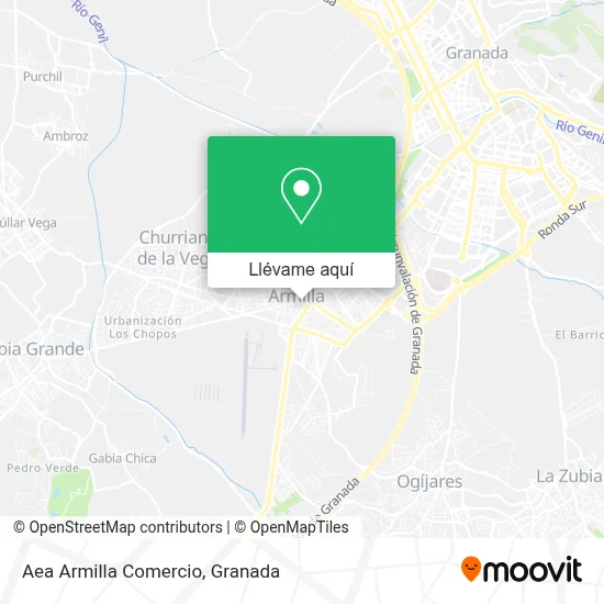 Mapa Aea Armilla Comercio