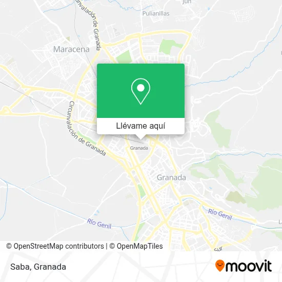 Mapa Saba