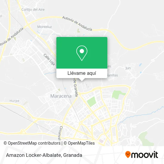 Mapa Amazon Locker-Albalate