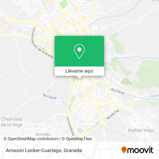 Mapa Amazon Locker-Cuartago