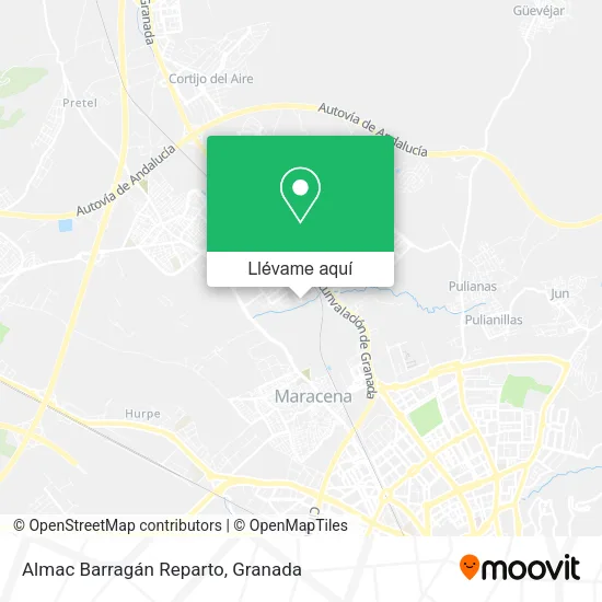 Mapa Almac Barragán Reparto
