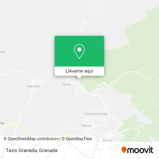 Mapa Taxis Granada