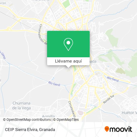 Mapa CEIP Sierra Elvira