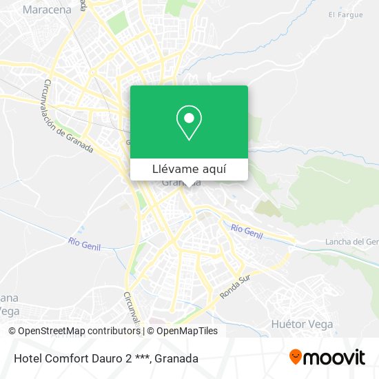 Mapa Hotel Comfort Dauro 2 ***