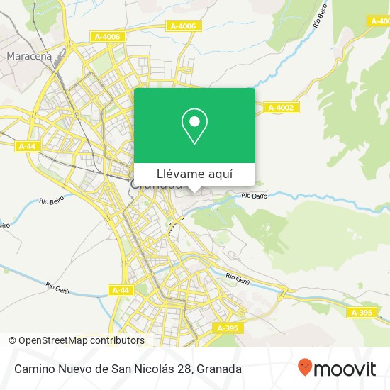 Mapa Camino Nuevo de San Nicolás 28