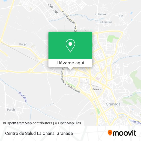 Mapa Centro de Salud La Chana