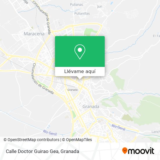 Mapa Calle Doctor Guirao Gea