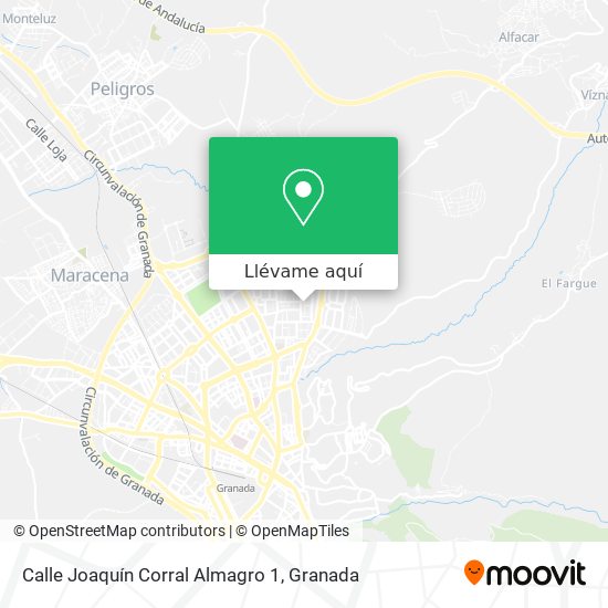 Mapa Calle Joaquín Corral Almagro 1