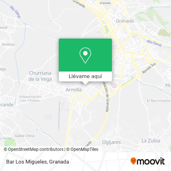 Mapa Bar Los Migueles