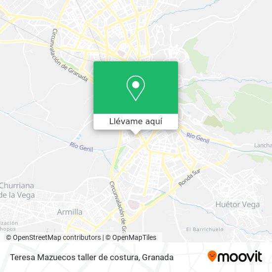 Mapa Teresa Mazuecos taller de costura
