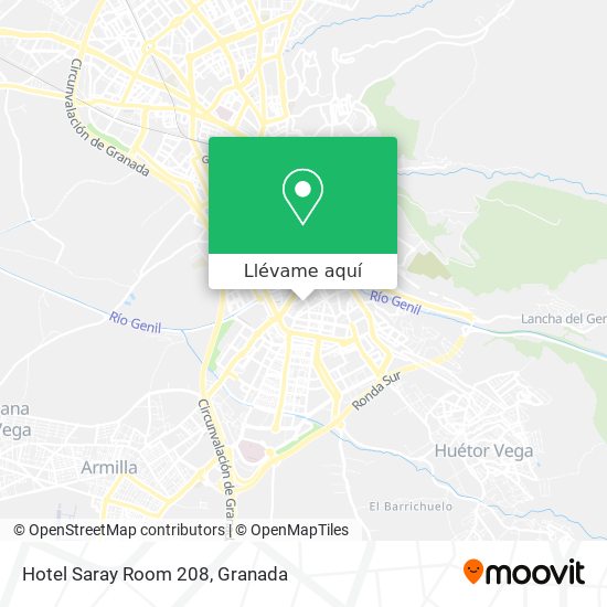 Mapa Hotel Saray Room 208