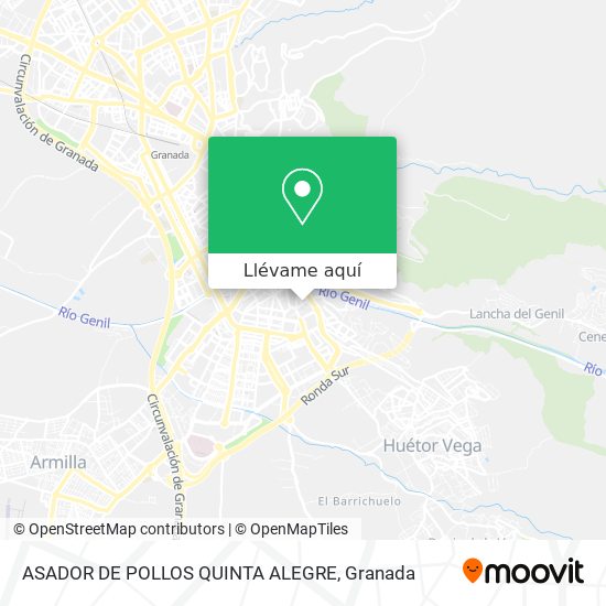 Mapa ASADOR DE POLLOS QUINTA ALEGRE