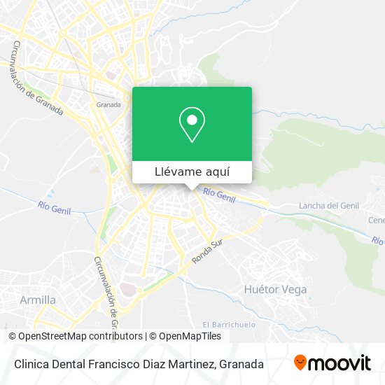 Mapa Clinica Dental Francisco Diaz Martinez
