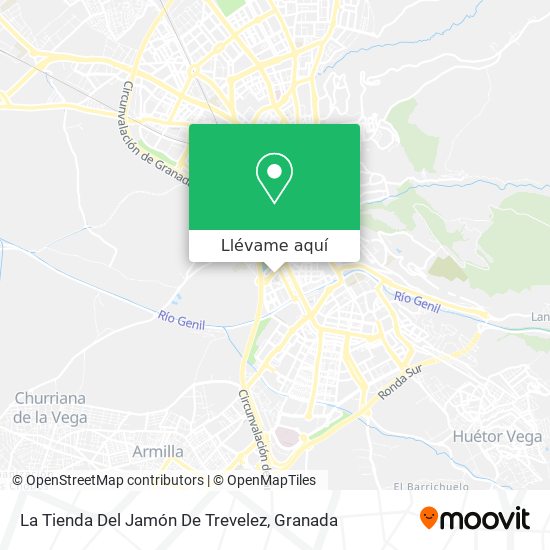 Mapa La Tienda Del Jamón De Trevelez