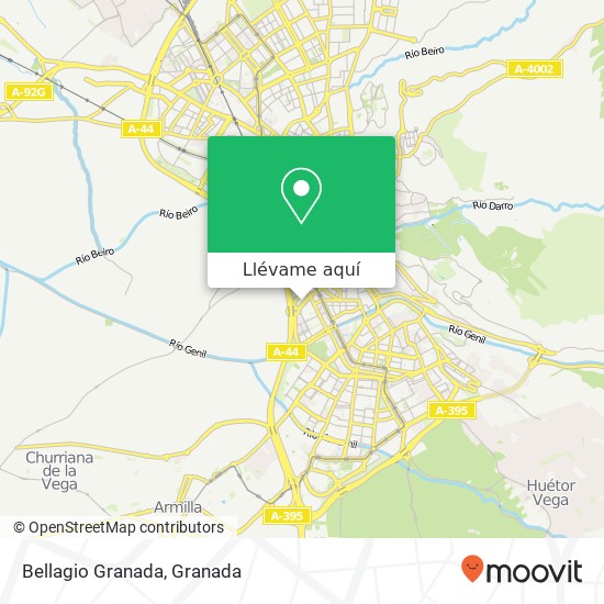 Mapa Bellagio Granada