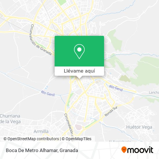 Mapa Boca De Metro Alhamar