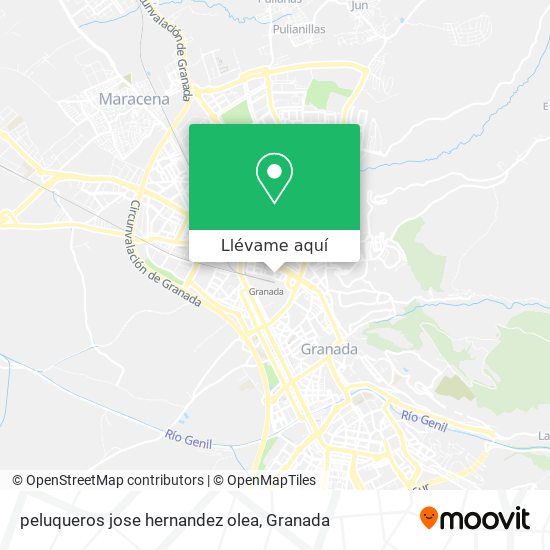 Mapa peluqueros jose hernandez olea