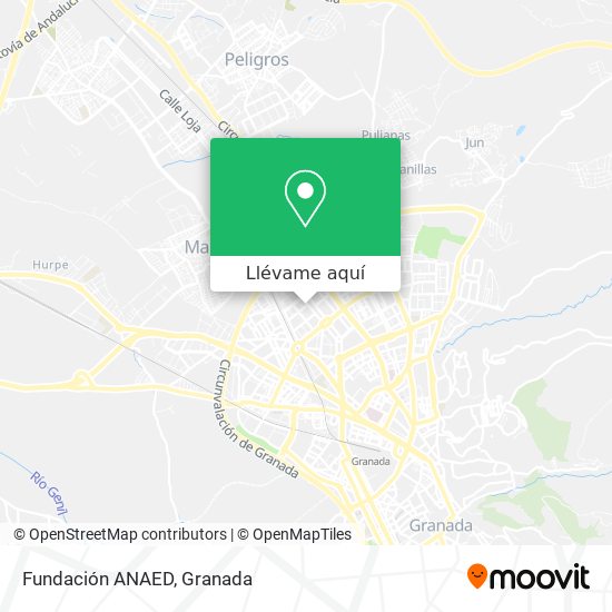 Mapa Fundación ANAED