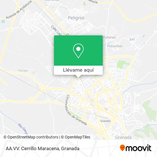 Mapa AA.VV. Cerrillo Maracena