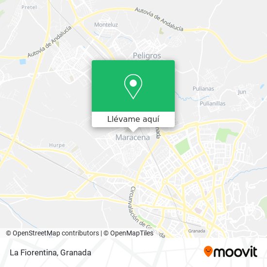 Mapa La Fiorentina