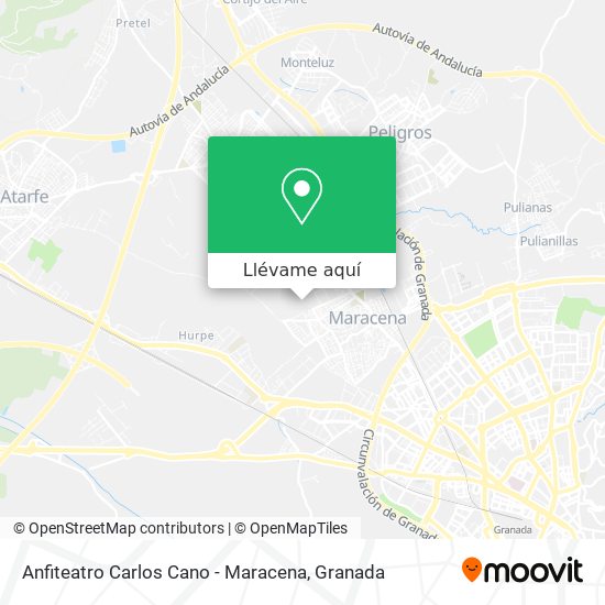 Mapa Anfiteatro Carlos Cano - Maracena
