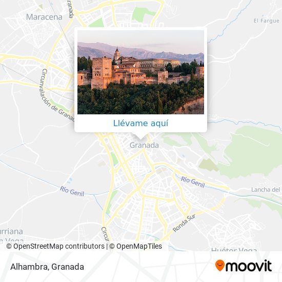 Mapa Alhambra