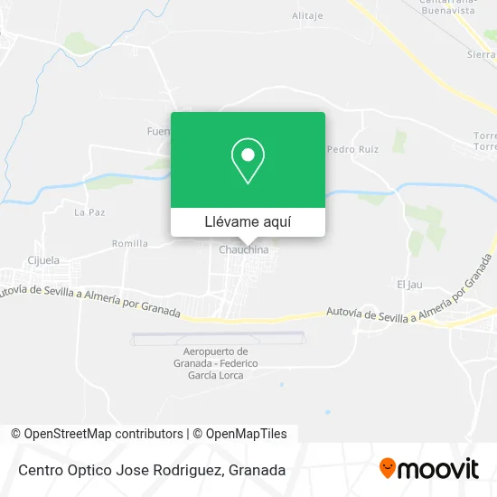 Mapa Centro Optico Jose Rodriguez