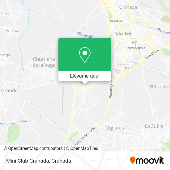 Mapa Mini Club Granada