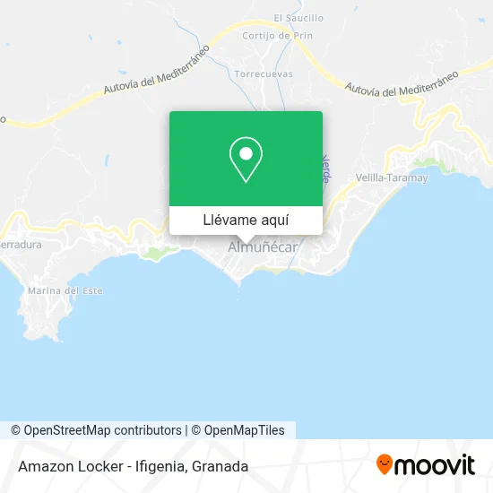 Mapa Amazon Locker - Ifigenia