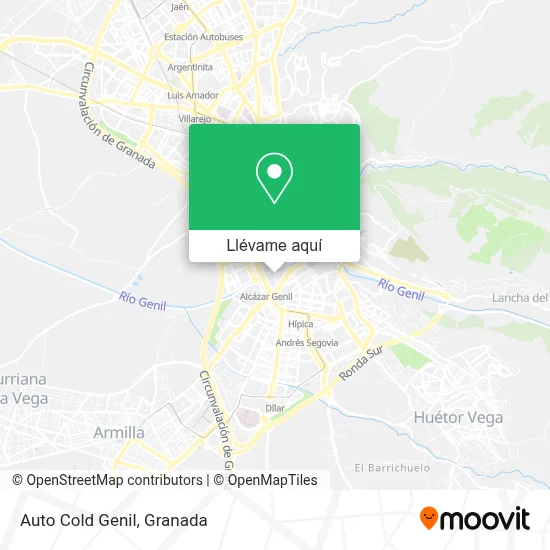 Mapa Auto Cold Genil