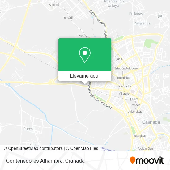 Mapa Contenedores Alhambra