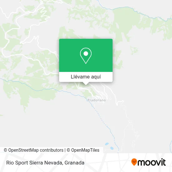 Mapa Rio Sport Sierra Nevada
