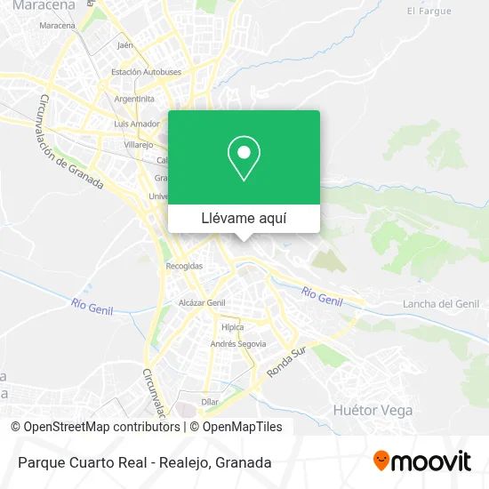 Mapa Parque Cuarto Real - Realejo