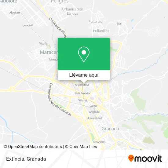 Mapa Extincia