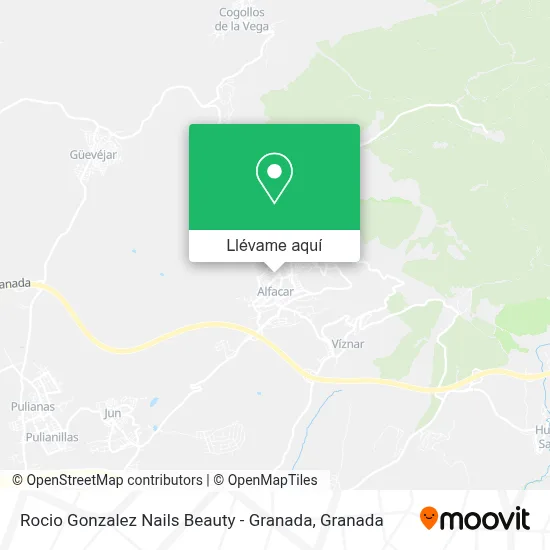 Mapa Rocio Gonzalez Nails Beauty - Granada