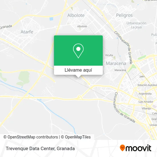 Mapa Trevenque Data Center