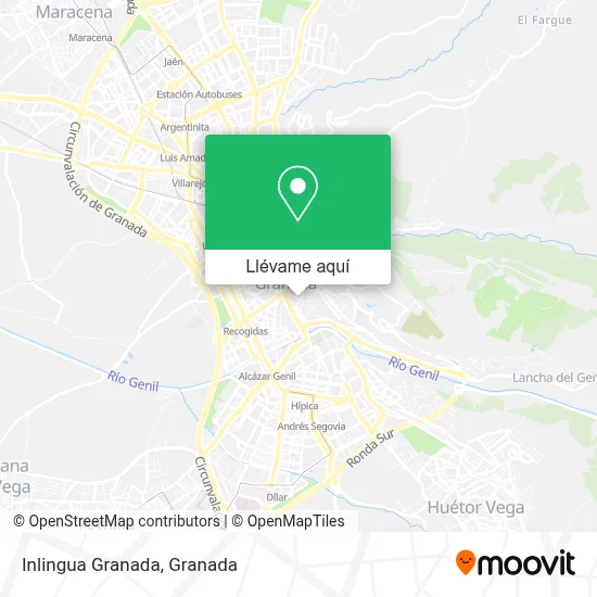 Mapa Inlingua Granada
