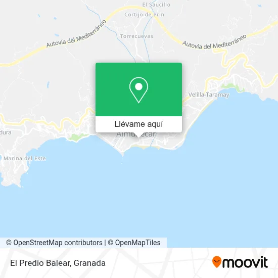 Mapa El Predio Balear