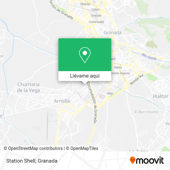 Mapa Station Shell