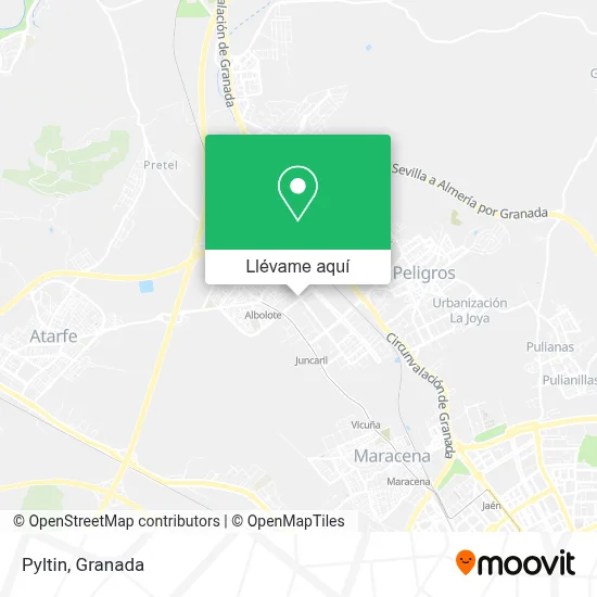 Mapa Pyltin